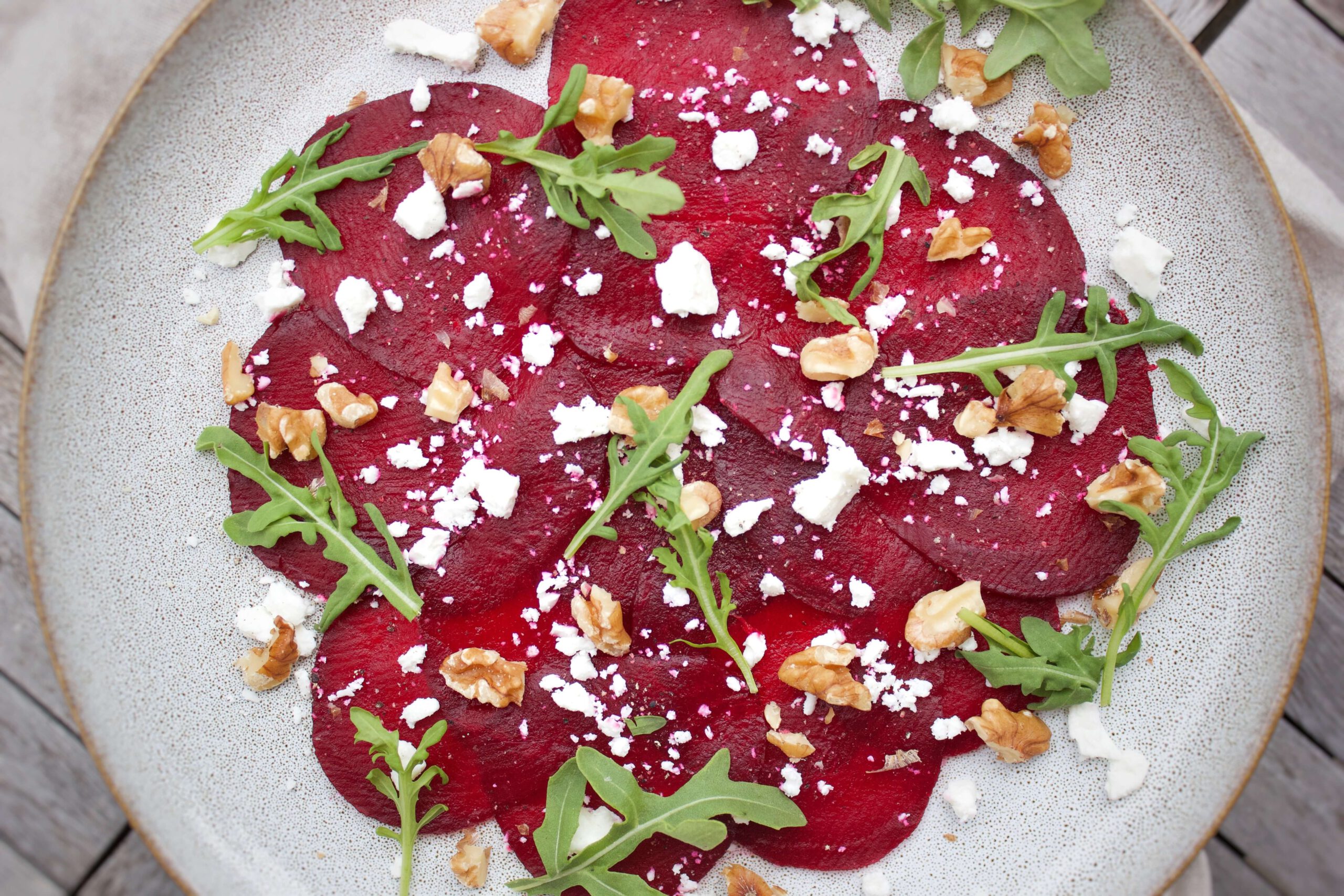 Rote Bete Carpaccio Mit Waln Ssen Und Feta Sei Gesuender De