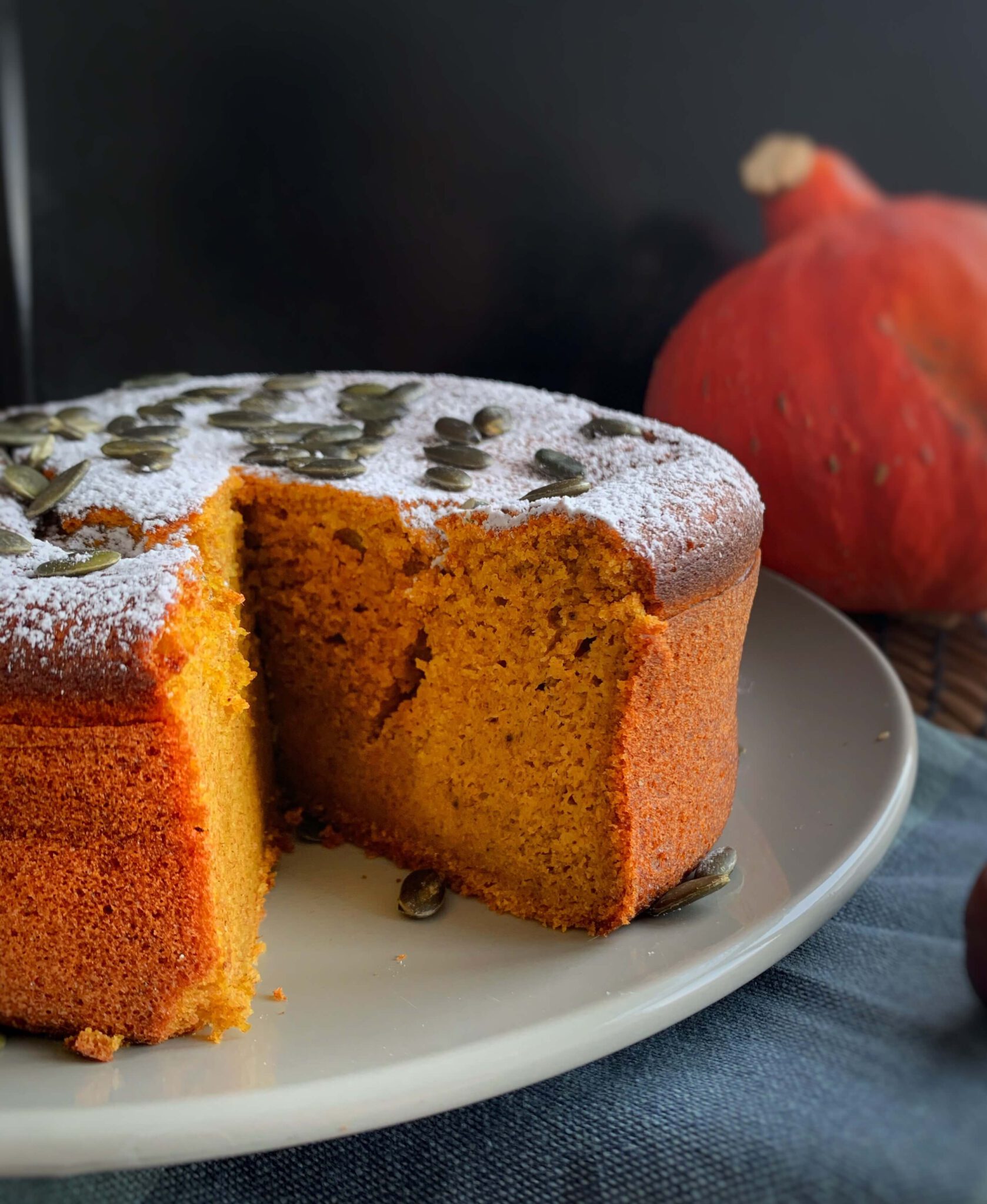 Kürbiskuchen ohne Zucker - sei-gesuender